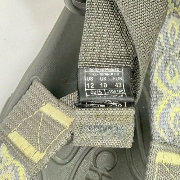 Chaco Z/Volv 2 Gray Green Tribal Strap Lightweight Performance Sandals - Picture 15 of 15